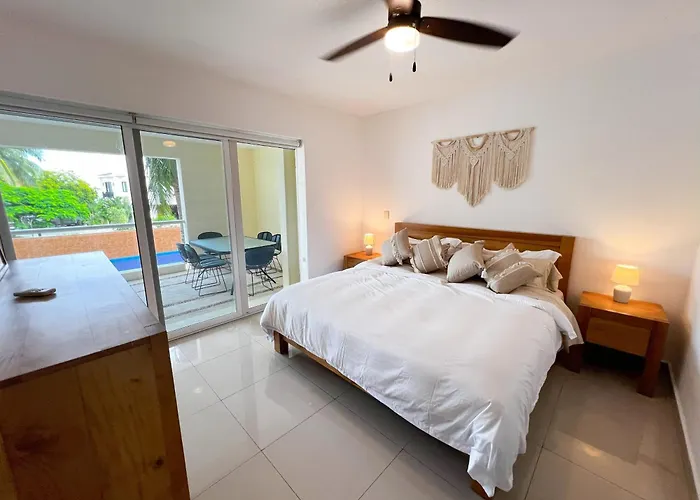 Spacious With Terrace, Pool And Access * Puerto Aventuras
